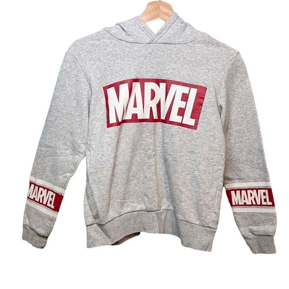 H&M x Marvel Grey Hoodie in Kids Size US 8-10Y